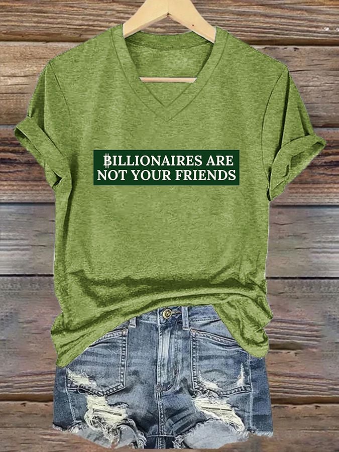 Women's Support Our National Parks Print V-Neck T-Shirt