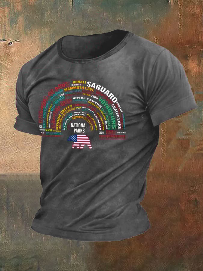 Men's National Park Service Printed T-shirt