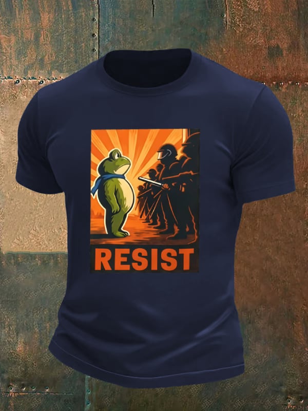 Men's  Portland Frog Resist  Print T-shirt