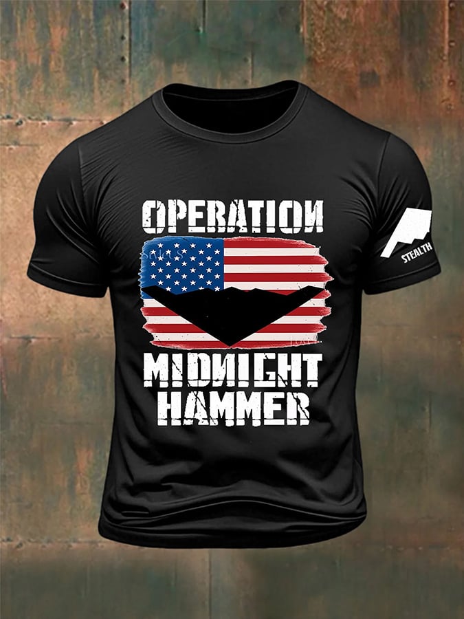 Men's Midnight Hammer B-2 Spirit Printed T-shirt