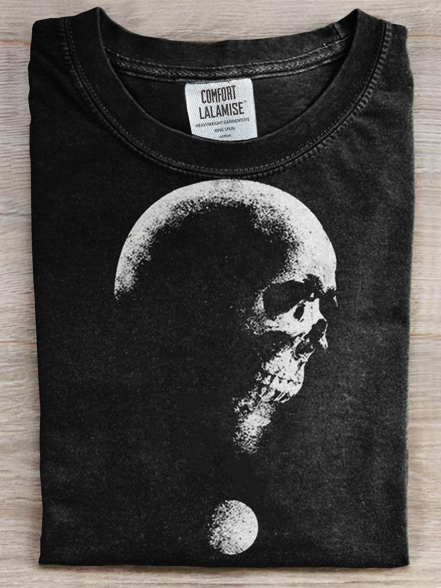 Skull Art Print T-shirt