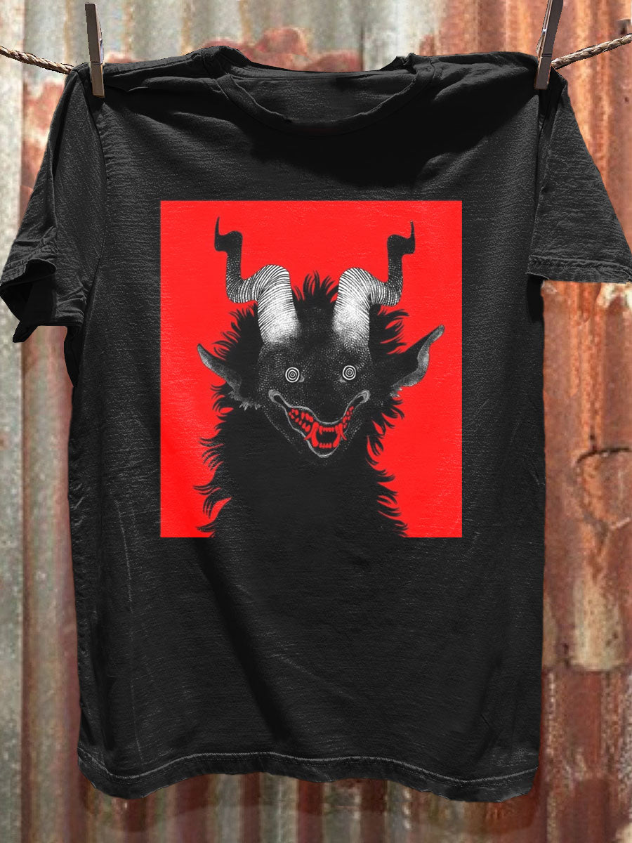 Demon Dark Art Print Casual Short Sleeve T-shirt