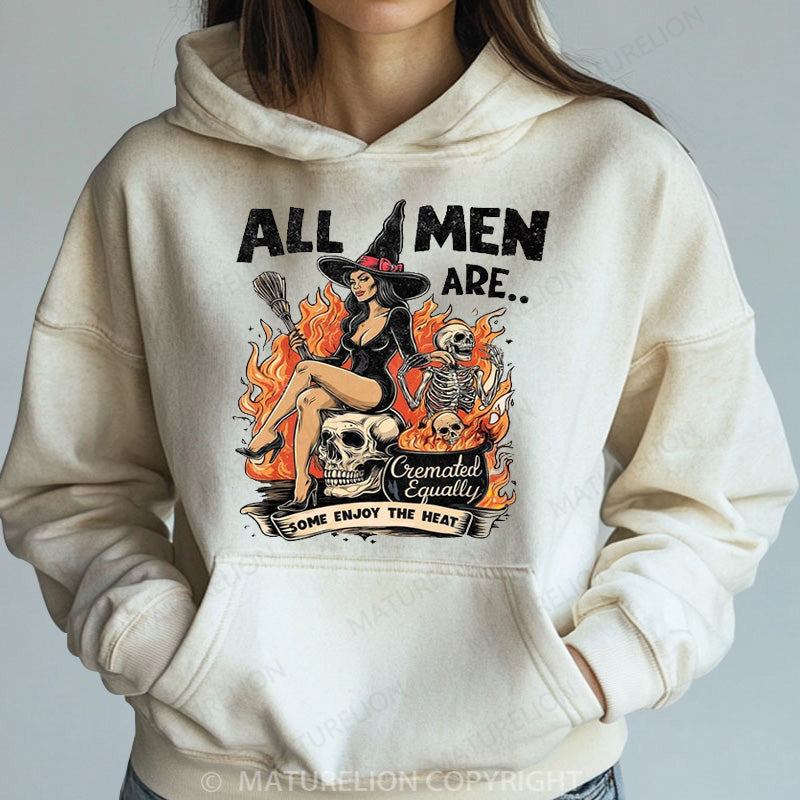 Maturelion Halloween Hoodie All Men Cremated Women Washed Hoodie