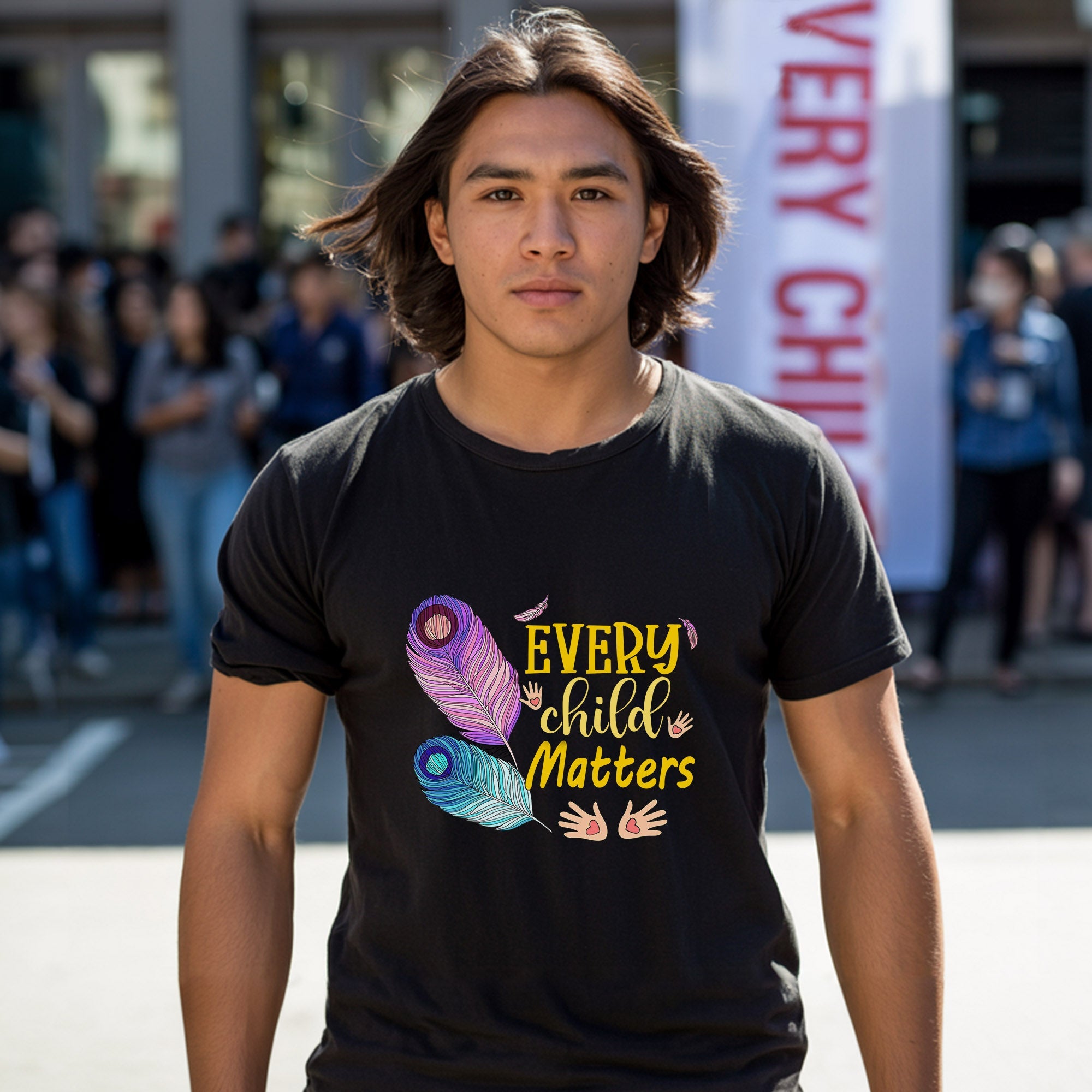Every Child Matters Feathers Of Hope Unisex T-Shirt/Hoodie/Sweatshirt 267