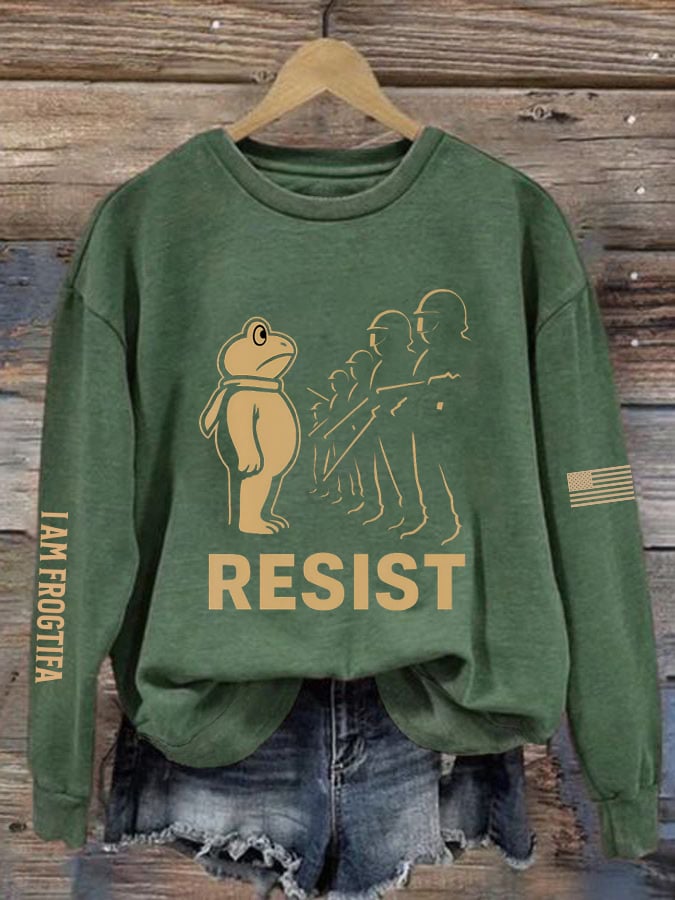 Women's FDT Print Casual Sweatshirt