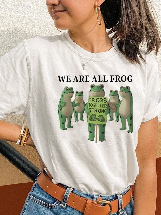 Women's Casual Resistance Frog T-Shirt