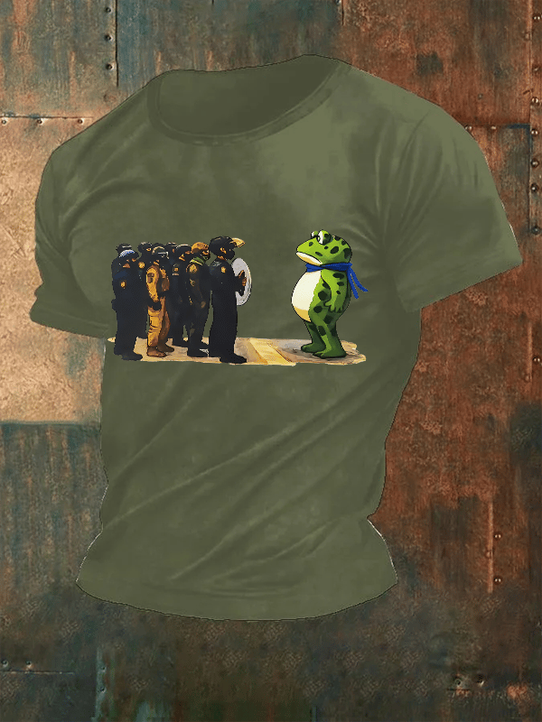 Men's  Portland Frog print T-Shirt