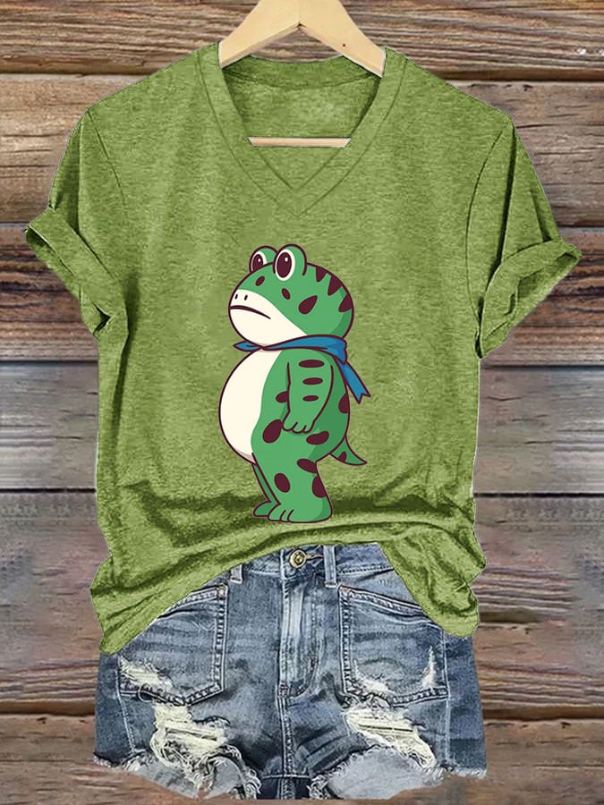 Women's FDT Portland Frog Protest Revolt Machine Print T-Shirt