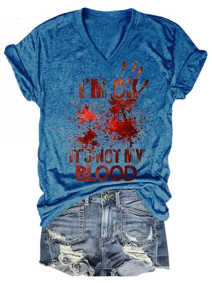 Halloween Ladies Print T-Shirt