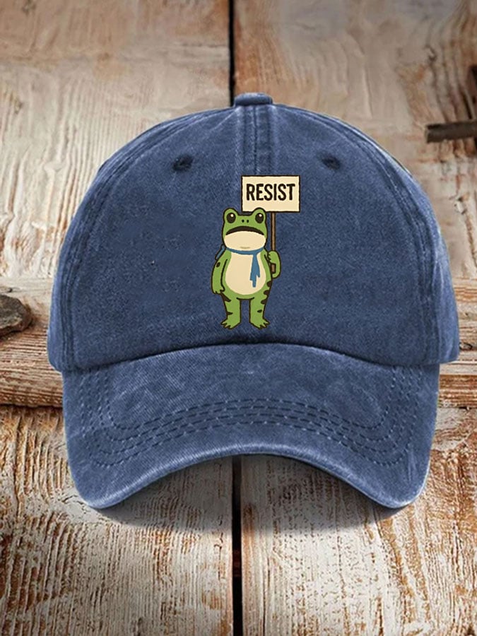 Unisex Portland Frog print hat