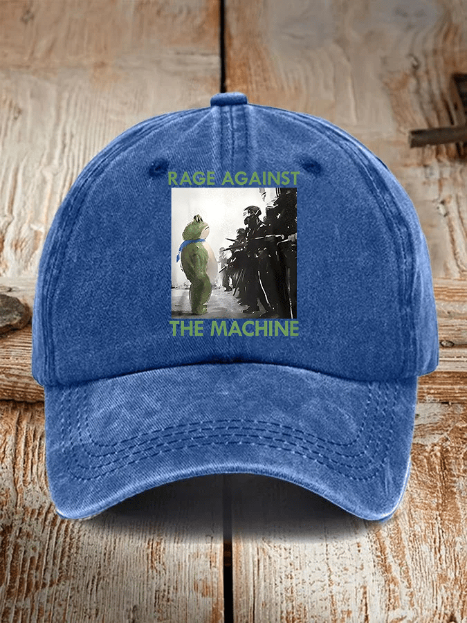 Unisex Portland Frog Resist Print Hat