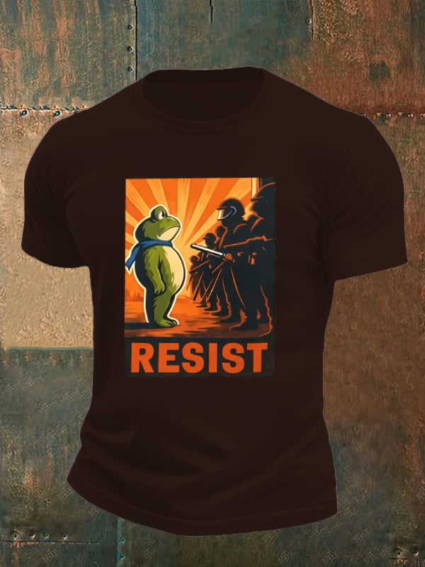 Men's  Portland Frog Resist  Print T-shirt