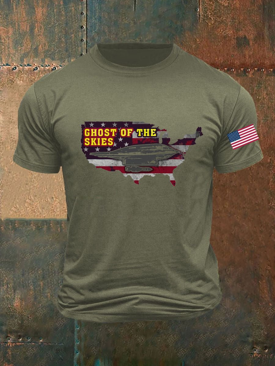 Men's B-2 Bomber  Print T-Shirt