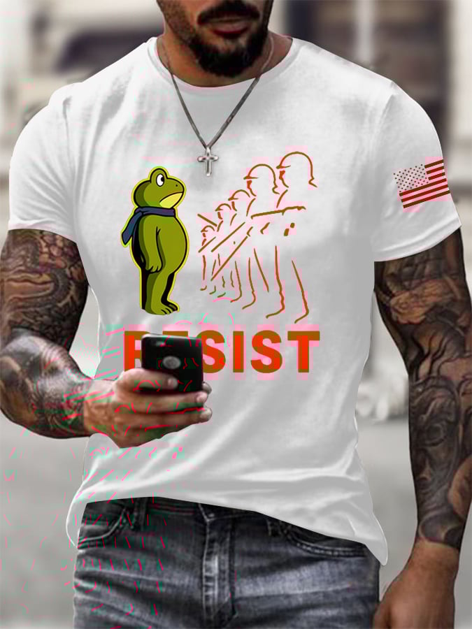 Men's FDT Printed Casual T-shirt