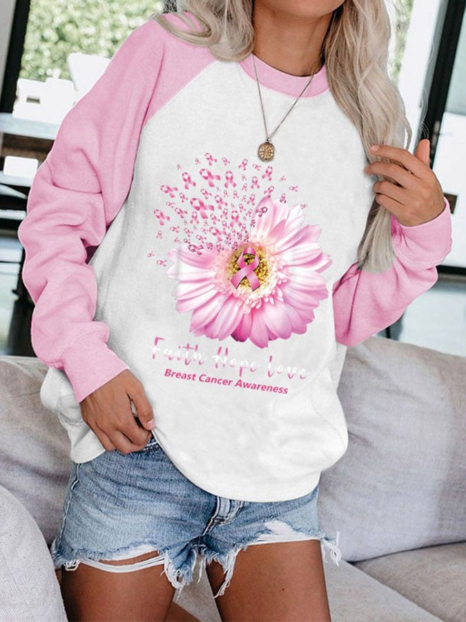 Beating Breast Cancer Long Sleeve Sweatshirt