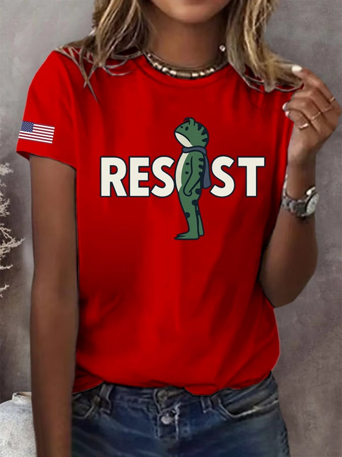 Women's FDT Print Crew Neck T-Shirt