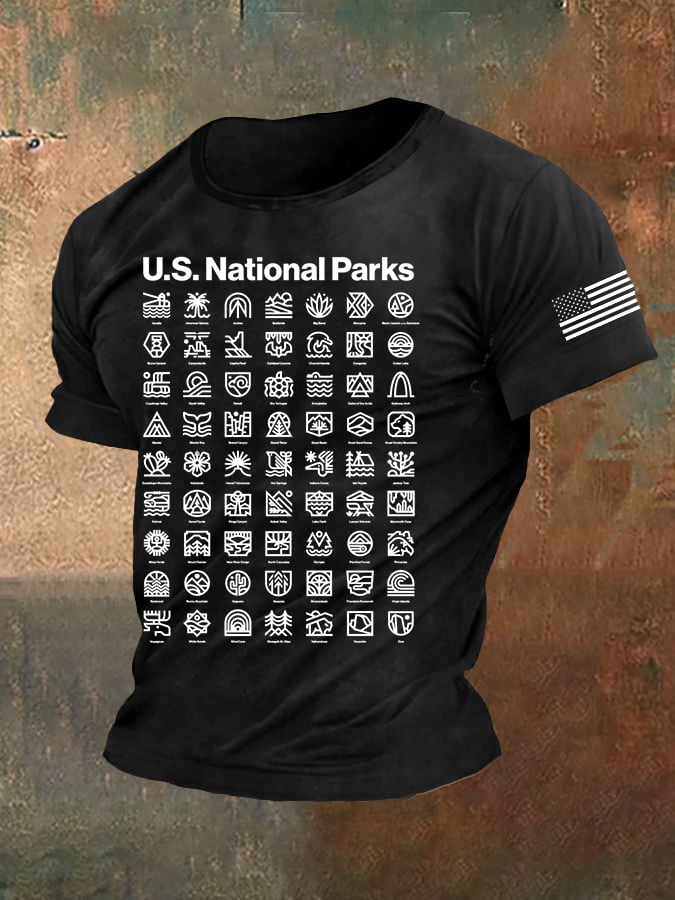 Men's National Park Service Printed T-shirt