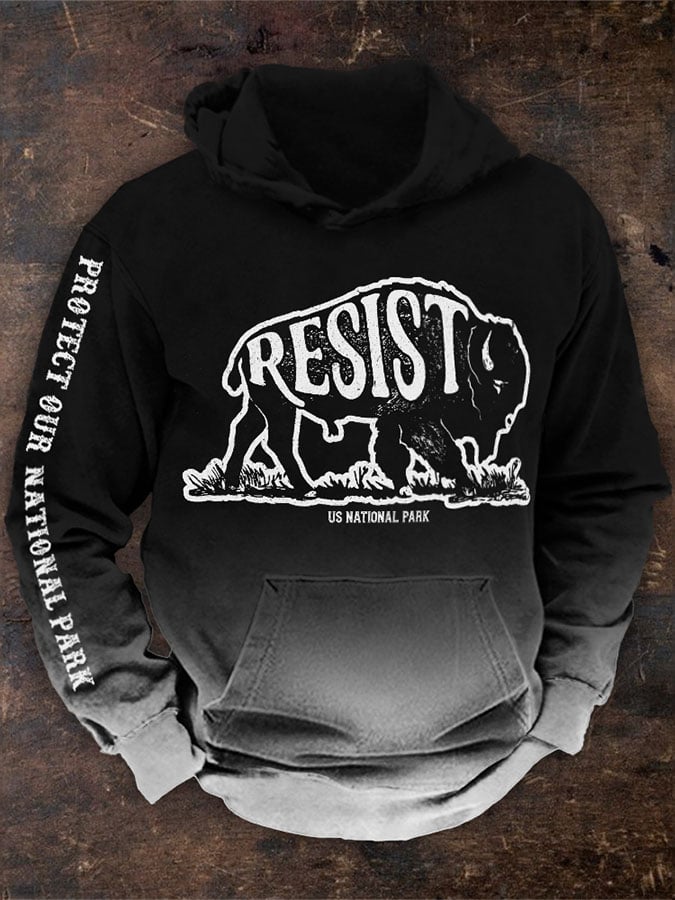 Men's Protect Our National Parks Print Hoodie