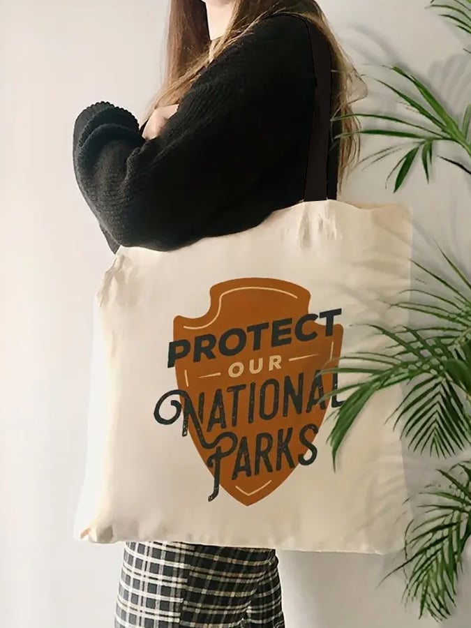 Protect Our National Parks Printed Bag