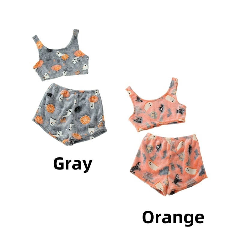 💥Halloween Pre 🎃Halloween  vest pajamas set👻