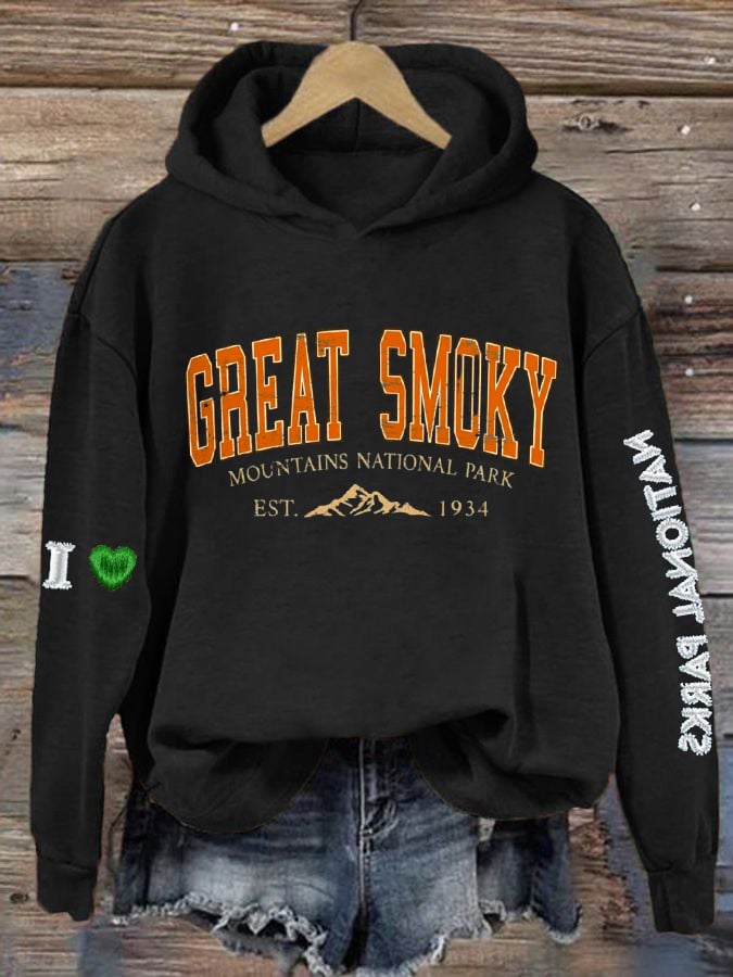 Women's Great Smoky Mountains National Park  Printed Sweatshirt