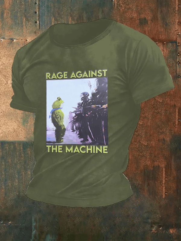 Men's  Portland Frog Art Print T-Shirt