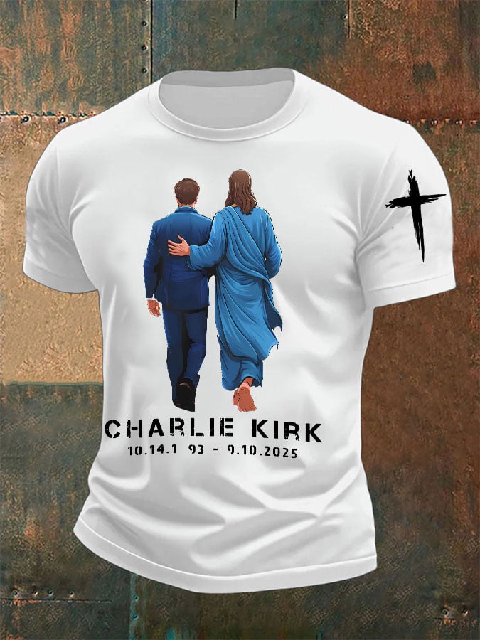 Men's Printed Short-Sleeved T-Shirt