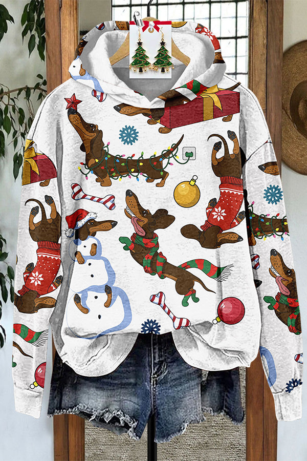Christmas Dachshund Hoodie
