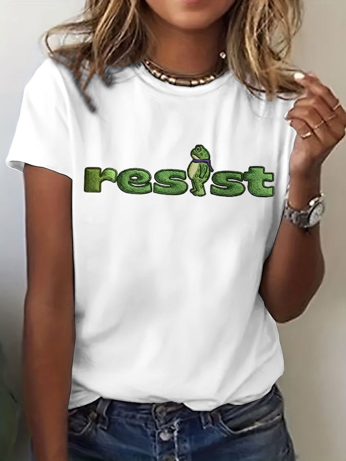 Women's Resist Frog T-Shirt