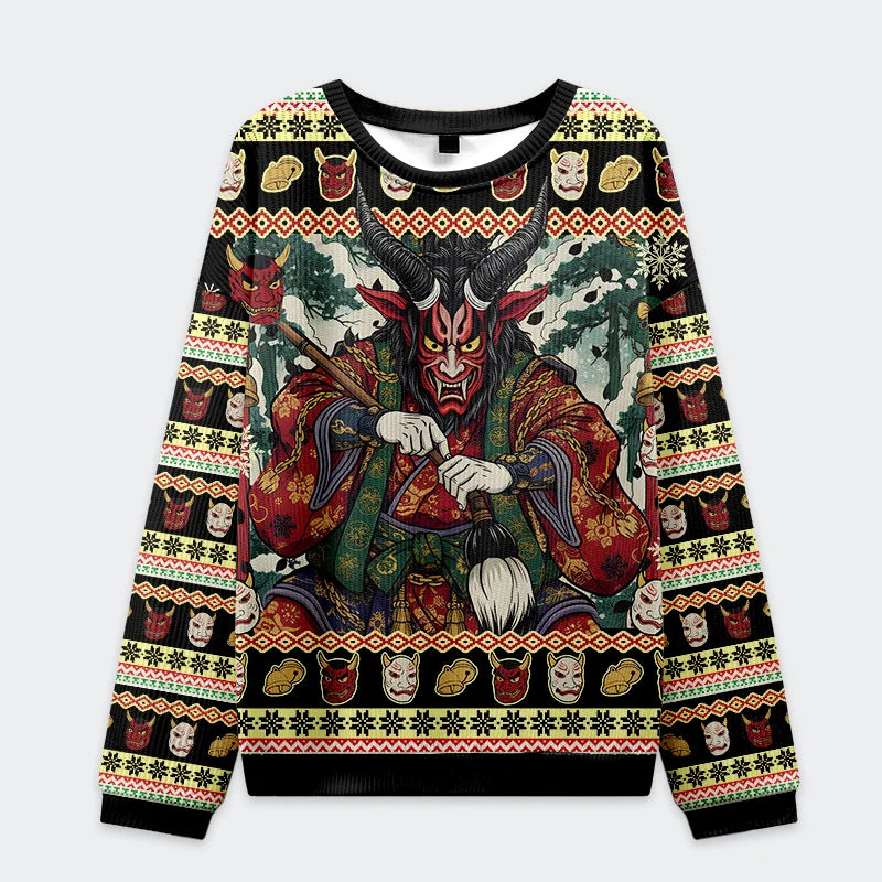 Tokyo-Tiger japanese Monster Christmas Ugly Sweatshirt