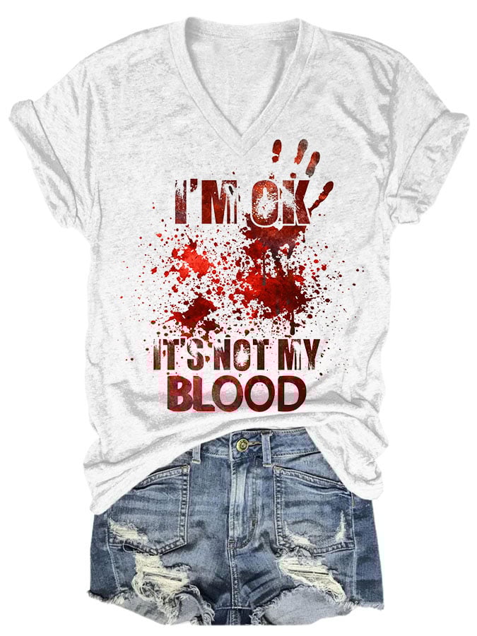 Halloween Ladies Print T-Shirt