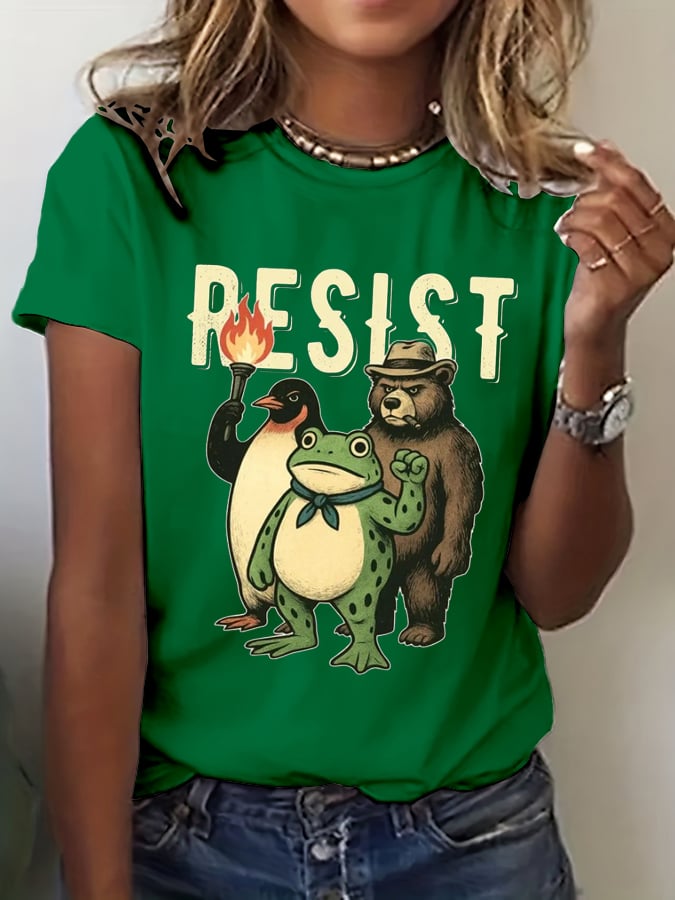 Women's FDT Print Crew Neck T-Shirt