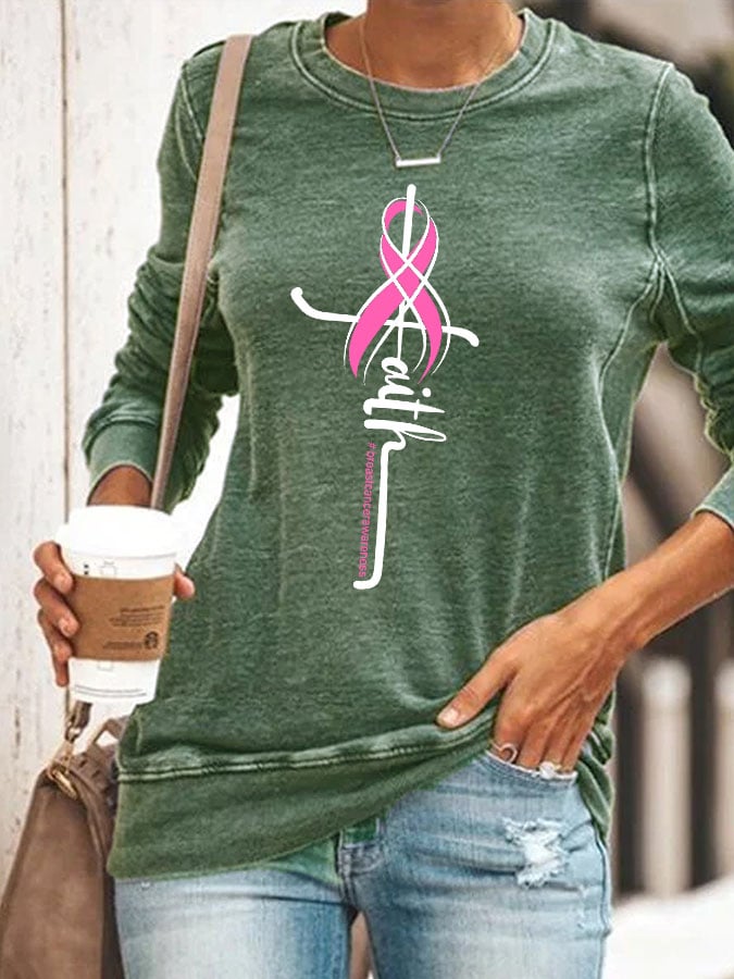 Fashion Print Long Sleeve Sweatshirt