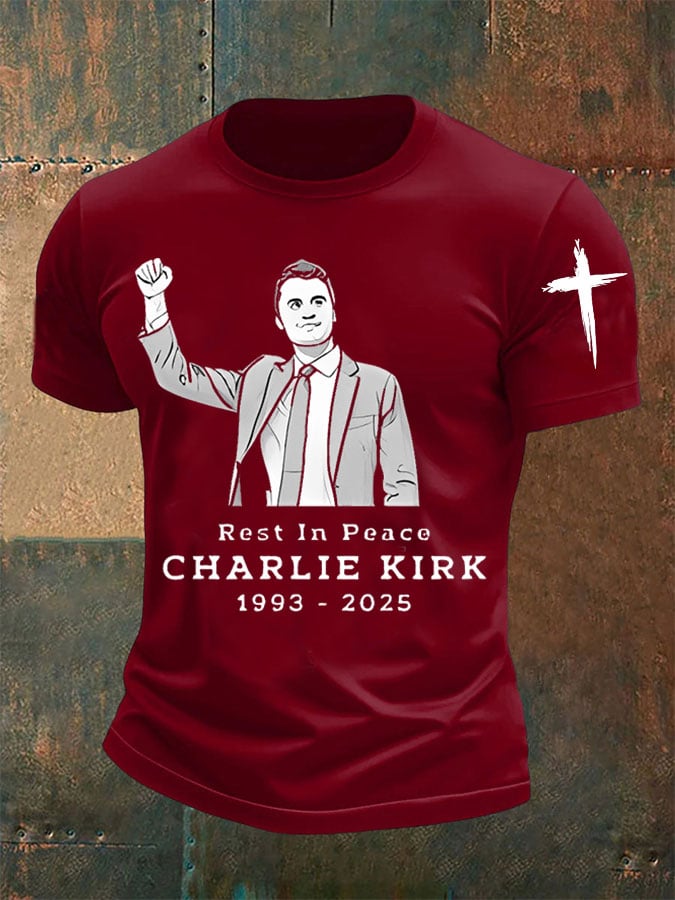 Men's Printed Short-Sleeved T-Shirt