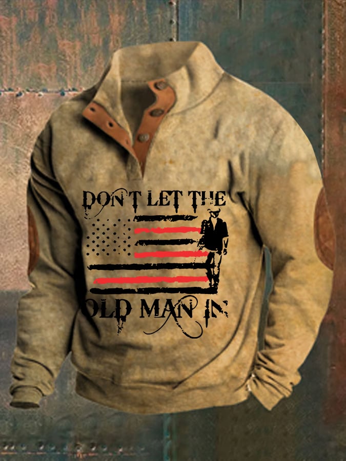 Men'S Veteran Retro Sweatshirt