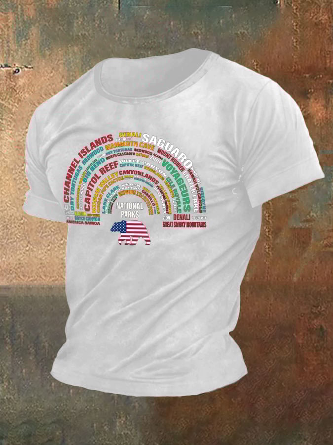 Men's National Park Service Printed T-shirt