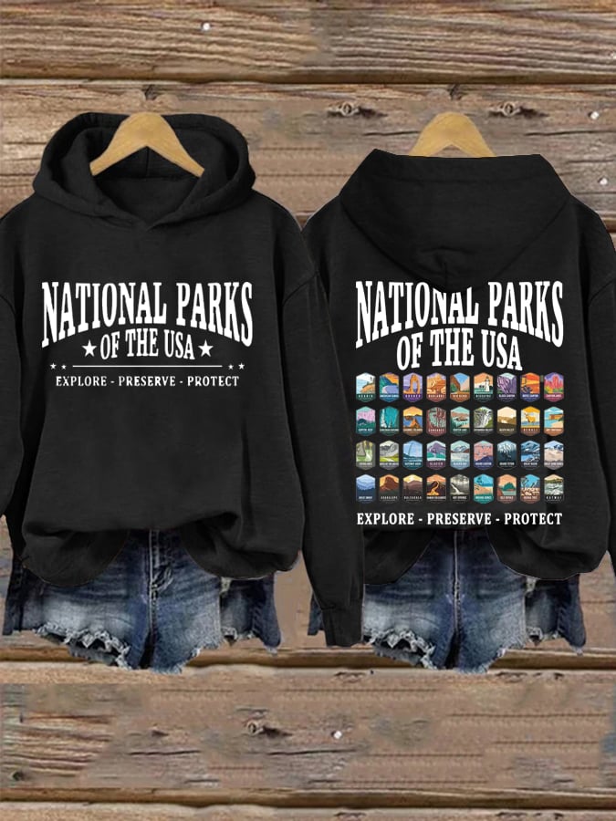 Women's National Park Printed Sweatshirt