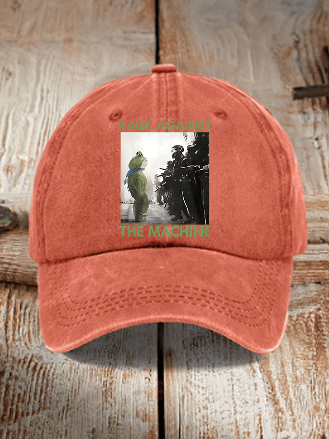 Unisex Portland Frog Resist Print Hat