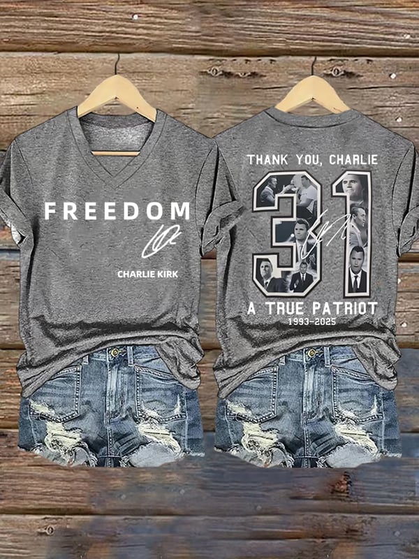 🎂 Happy BirthdayWomen's  Commemorative Liberty Signature 31 Print T-shirt