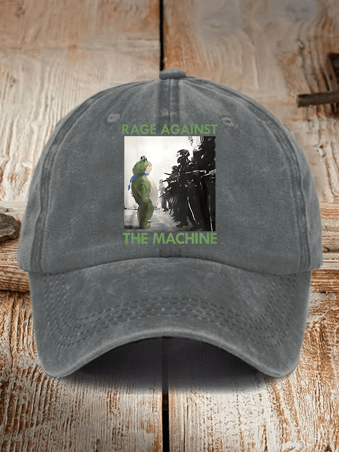 Unisex Portland Frog Resist Print Hat