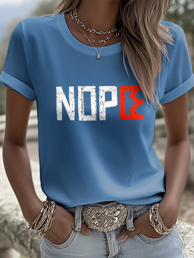 Women's NO KINGS Graphic Print T-Shirt