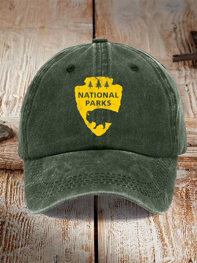 Unisex Fashion National Park Print Hat