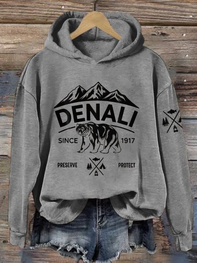 Women's Protect Our National Parks Hot Spots Print Hoodie
