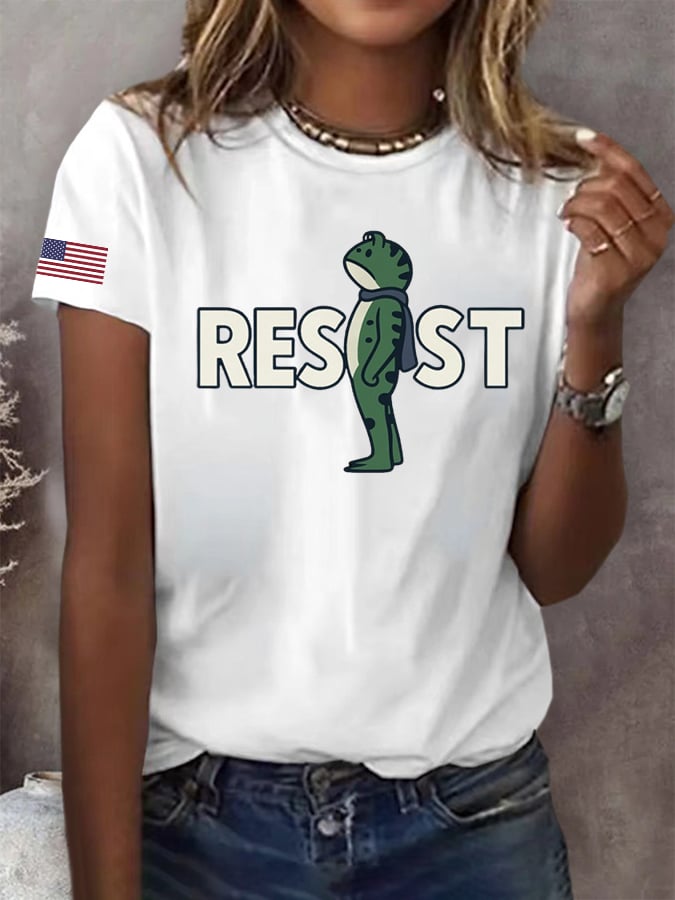 Women's FDT Print Crew Neck T-Shirt