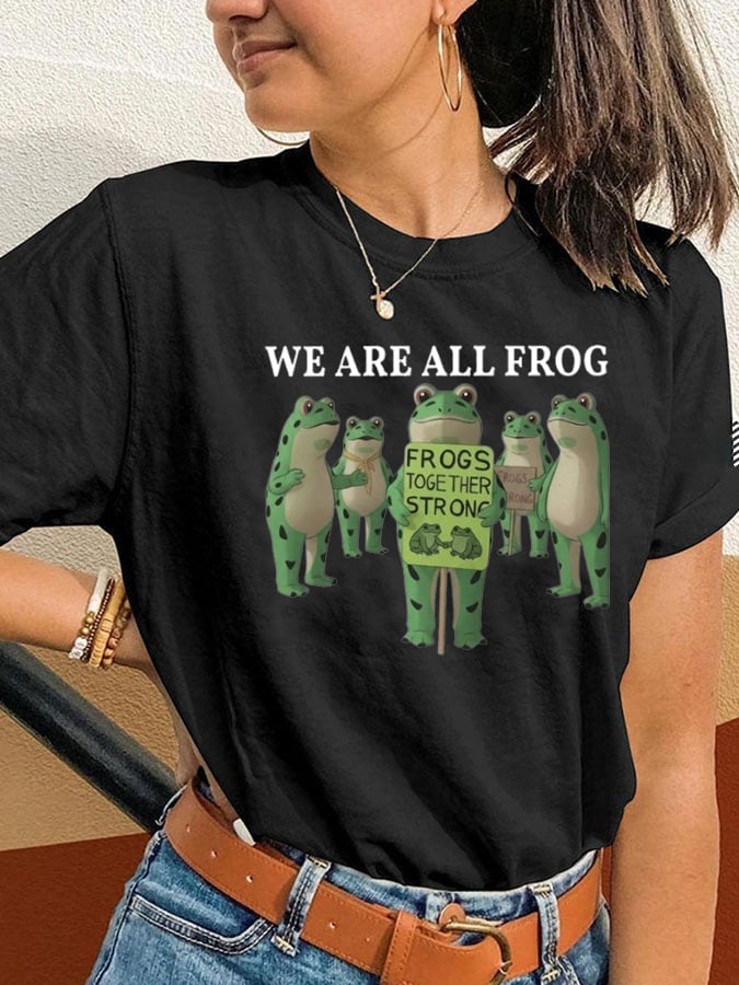 Women's Casual Resistance Frog T-Shirt