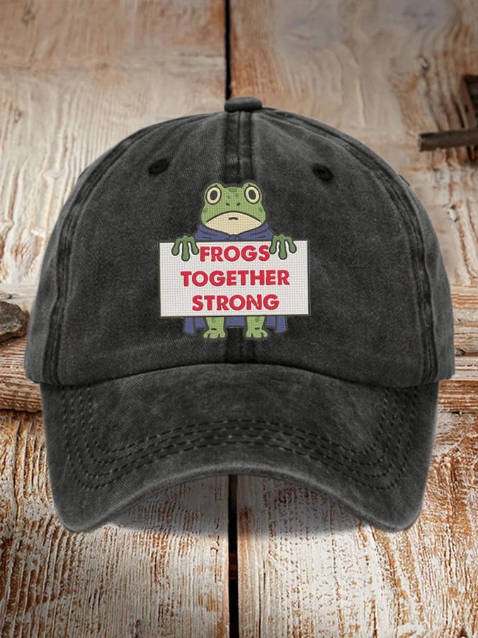 Unisex Resist Frog Baseball Cap
