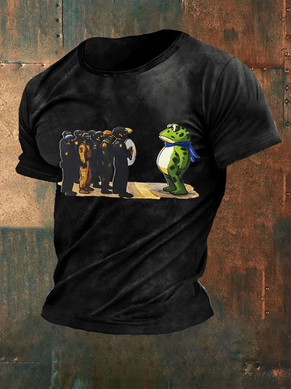 Men's  Portland Frog print T-Shirt