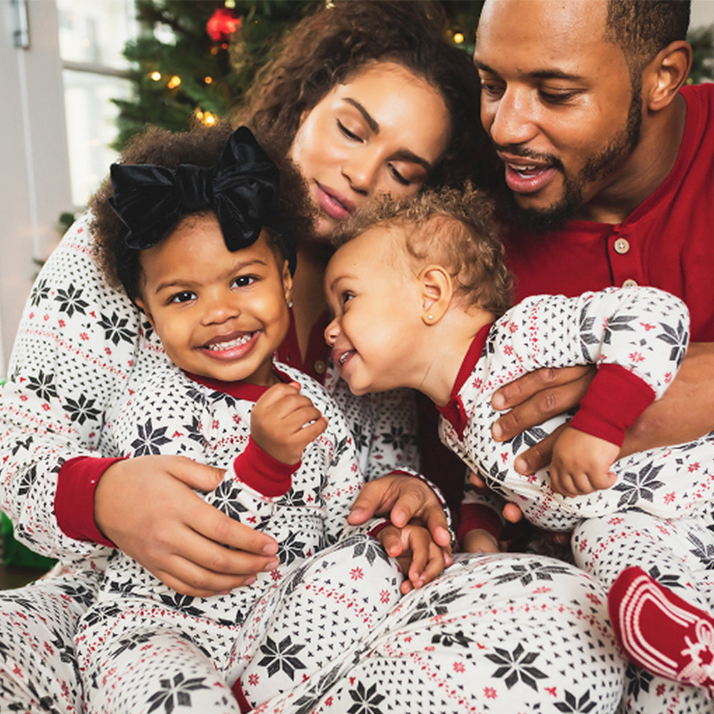 White ballet Matching Family Christmas Pajamas-Dog Pajamas Included