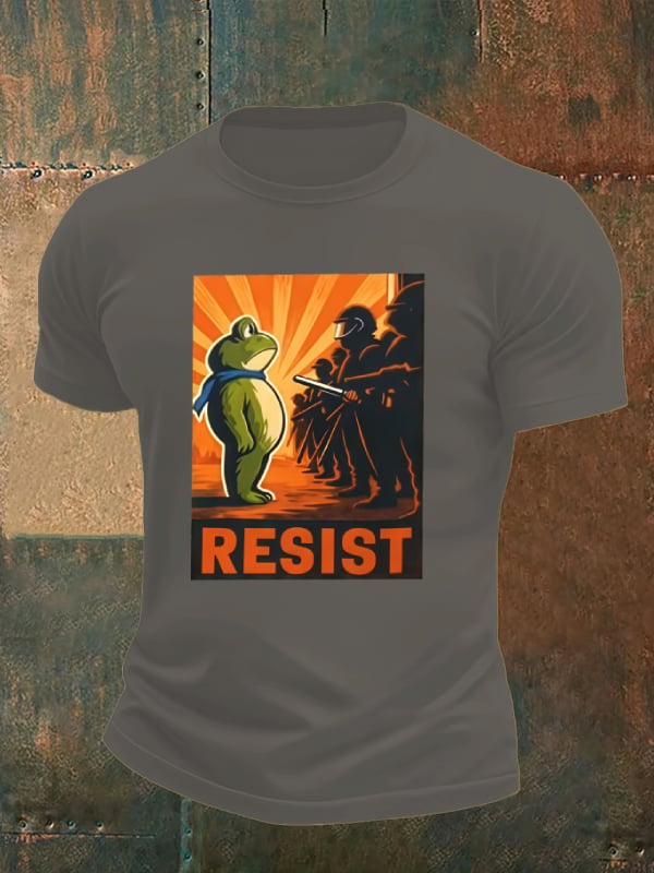 Men's  Portland Frog Resist  Print T-shirt