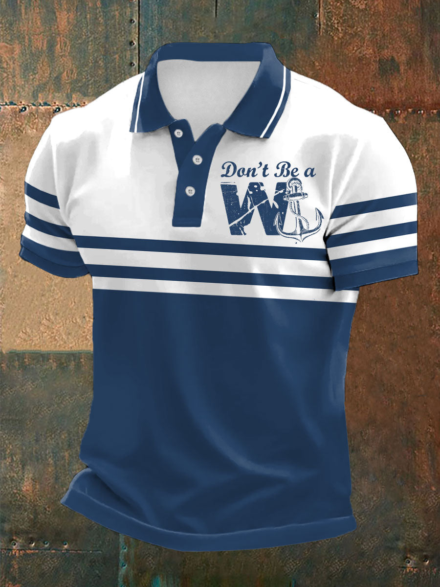 Men's Funny Wanker W-AnkerPrinted Casual Tops